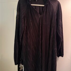 Banana Republic Black Long Sleeve Dress